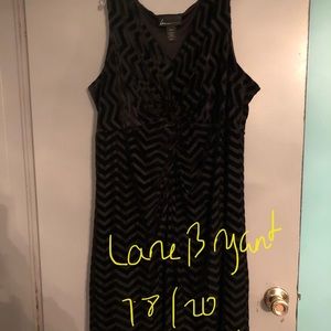 Dress with velvet chevron print fun flirty dress!